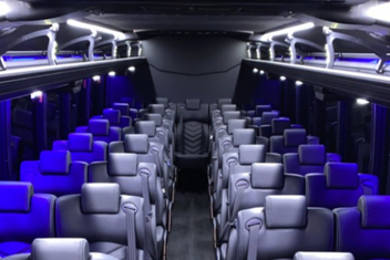 Edinburg Charter Bus Interior