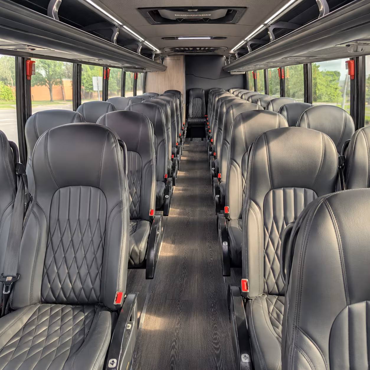 edinburg wedding transportation onboard seating